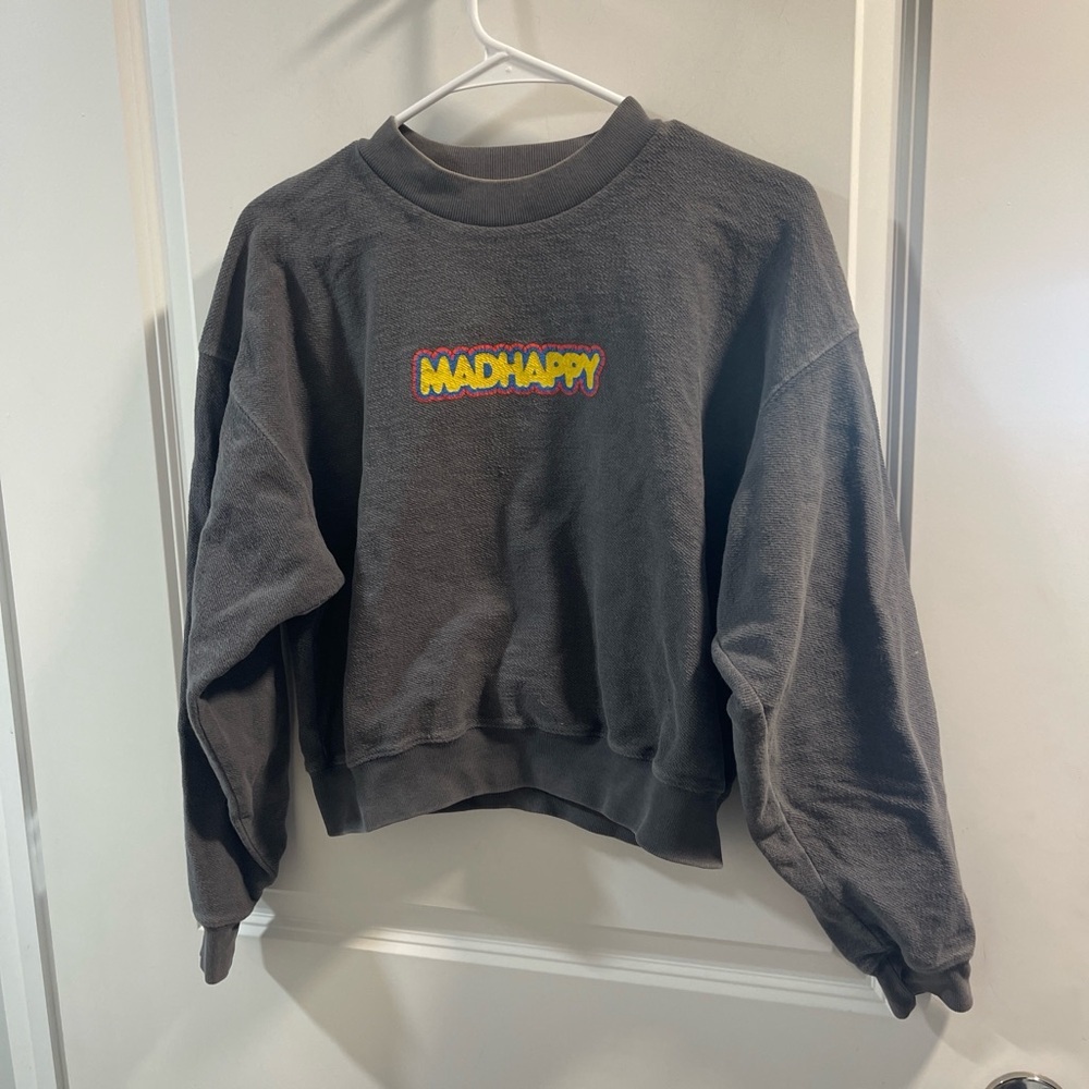 Madhappy Charcoal Sweatshirt Made In USA Vintage